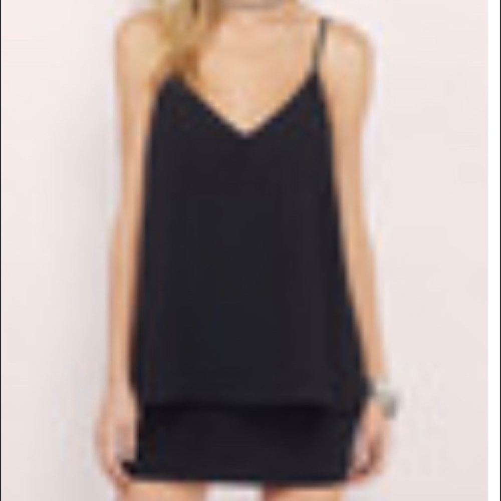 Tobi Amour Deep V swing dress